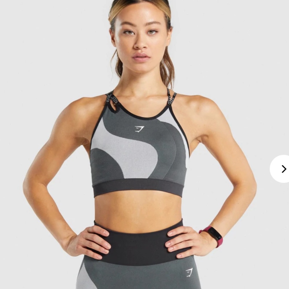 Gymshark WTFLEX SEAMLESS ASYMMETRIC STRAPPY SPORTS BRA